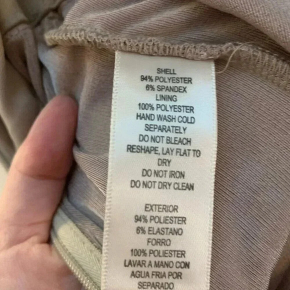 Eliza J Twist Front Boat Neck Jumpsuit Taupe Glittery 4 - Picture 9 of 16